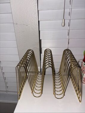 Gold Wire Organizer Rack